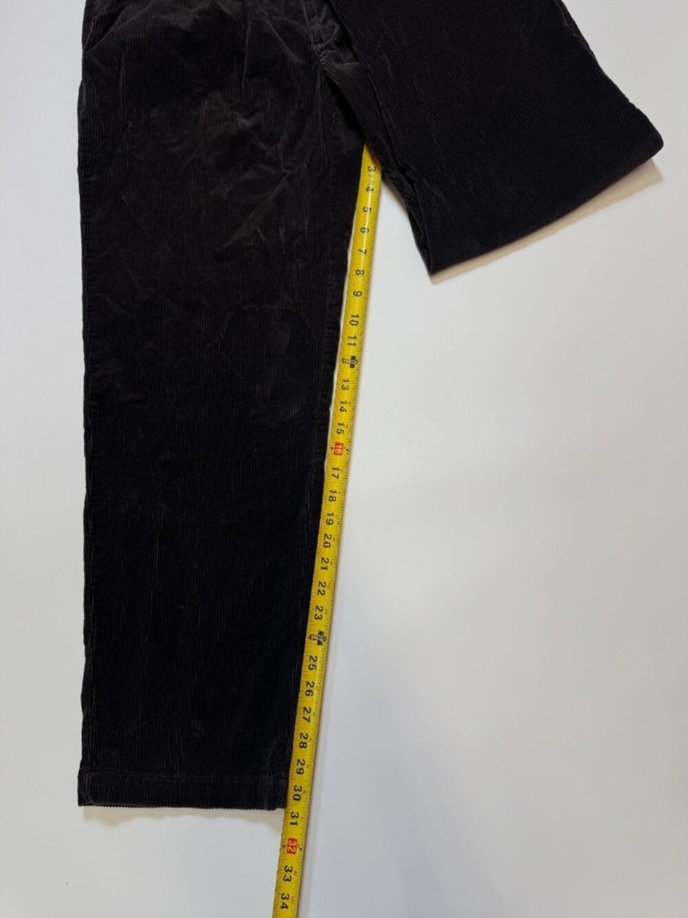 Polo Ralph Lauren Polo Cords Mens 35x32 Brown Corduroy Pleated Pants - Picture 5 of 10